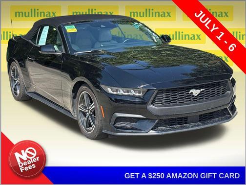 Shadow Black 2024 Ford Mustang EcoBoost Premium