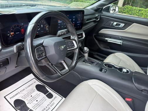 Shadow Black 2024 Ford Mustang EcoBoost Premium
