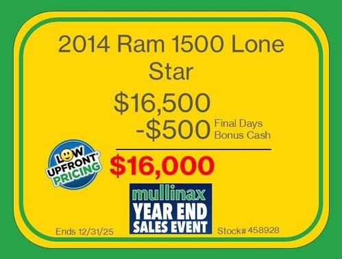 2014 RAM 1500 Lone Star