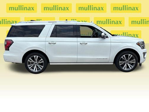 Star White Metallic Tri-Coat 2021 Ford Expedition Max Platinum