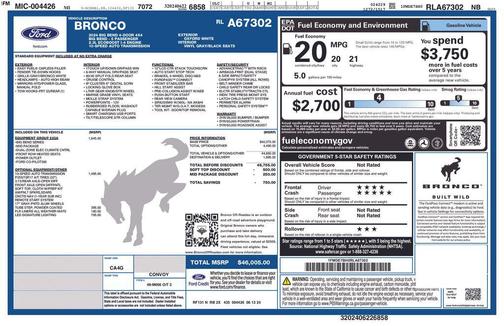 Oxford White 2024 Ford Bronco Big Bend