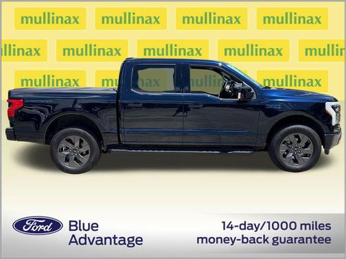 Antimatter Blue Metallic 2025 Ford F-150 Lightning LARIAT