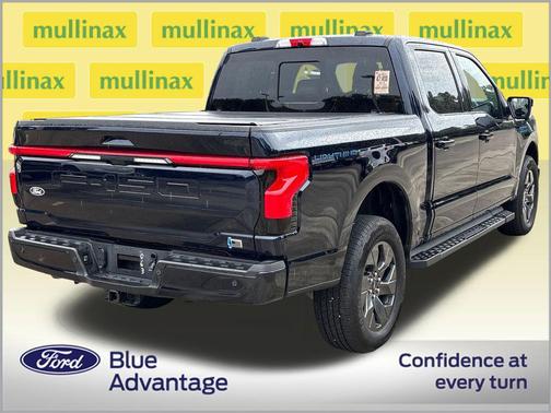 Antimatter Blue Metallic 2025 Ford F-150 Lightning LARIAT