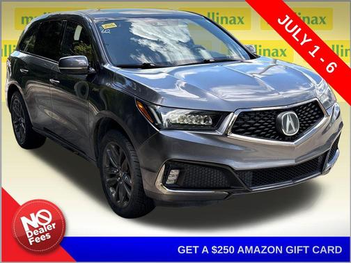 Modern Steel Metallic 2019 Acura MDX 3.5L Technology & A-Spec Pkgs