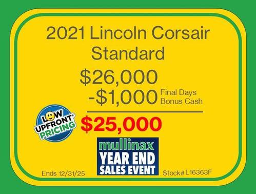 2021 Lincoln Corsair Standard