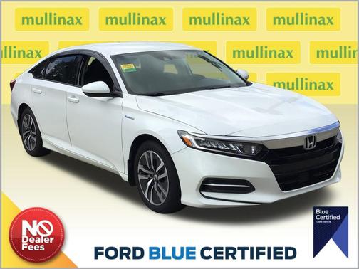 White 2018 Honda Accord Hybrid Base