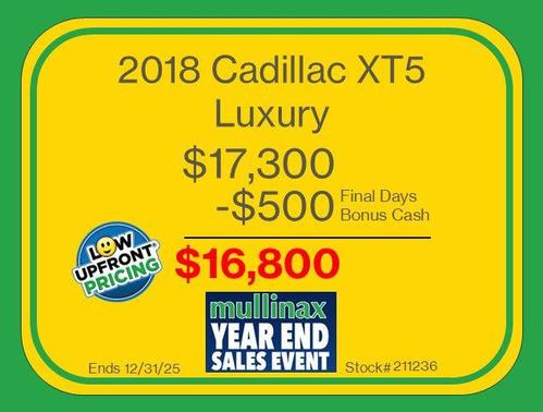 2018 Cadillac XT5 Luxury