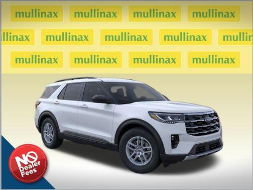 Space White Metallic 2026 Ford Explorer Active