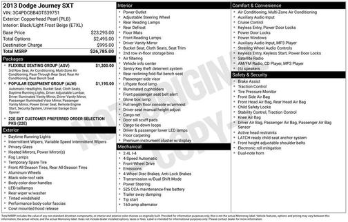2013 Dodge Journey SXT
