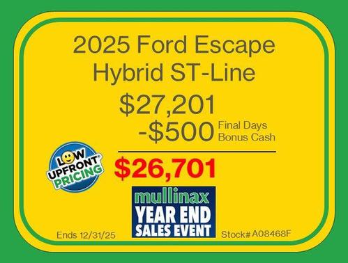 2025 Ford Escape ST-Line