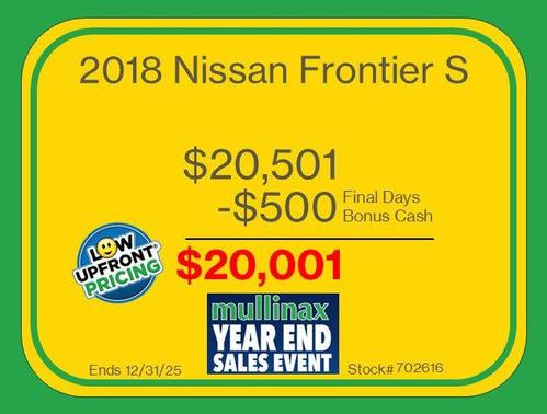 2018 Nissan Frontier S