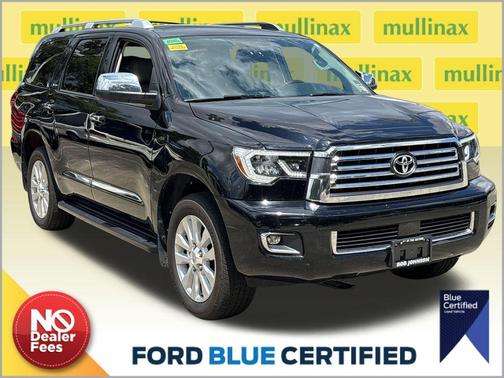 Midnight Black Metallic 2022 Toyota Sequoia Platinum