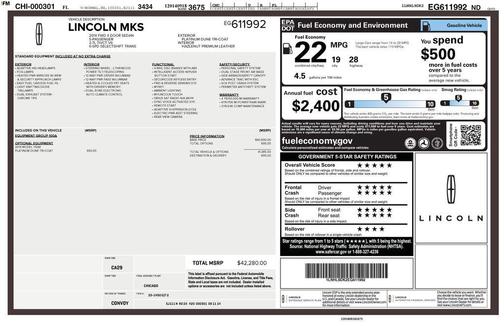 2014 Lincoln MKS Base