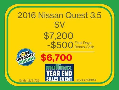 2016 Nissan Quest SV