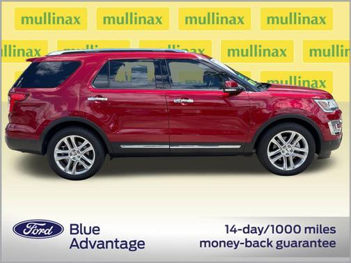 Ruby Red 2017 Ford Explorer Limited