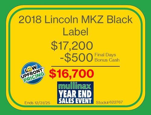 2018 Lincoln MKZ Black Label