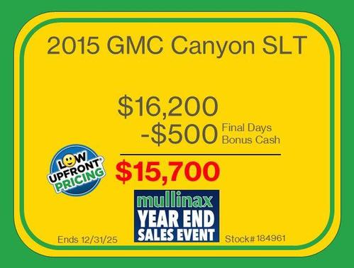 2015 GMC Canyon SLT