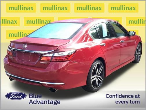 Red 2017 Honda Accord Sport