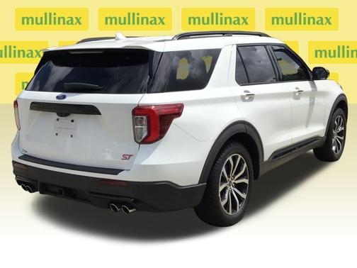 Star White Metallic Tri-Coat 2020 Ford Explorer ST