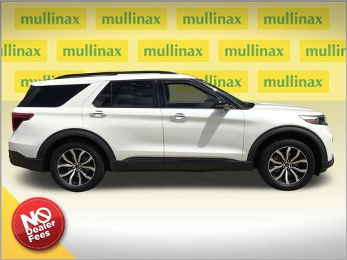 Star White Metallic Tri-Coat 2020 Ford Explorer ST
