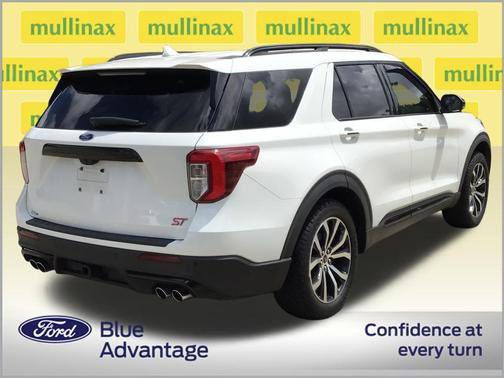 Star White Metallic Tri-Coat 2020 Ford Explorer ST