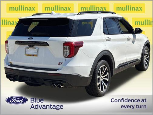 Star White Metallic Tri-Coat 2020 Ford Explorer ST
