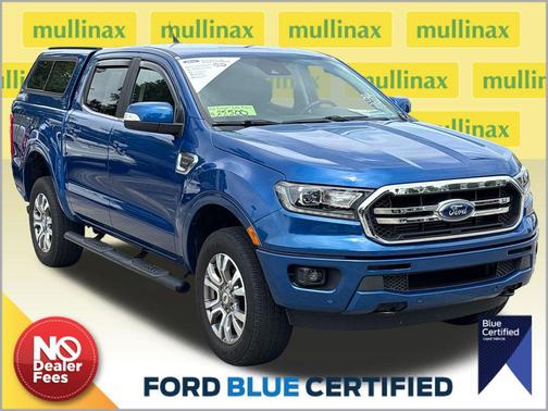 Lightning Blue Metallic 2020 Ford Ranger LARIAT