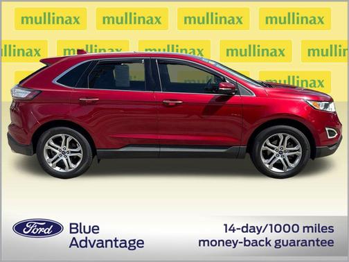 Ruby Red Metallic 2017 Ford Edge Titanium