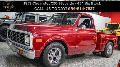 Red 1972 Chevrolet C10/K10 STEPSIDE