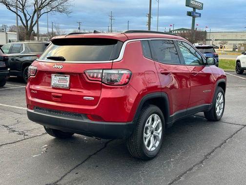 Red 2025 Jeep Compass Latitude