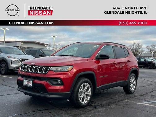 Red 2025 Jeep Compass Latitude