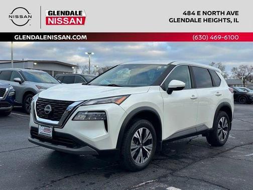 White 2023 Nissan Rogue SV