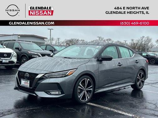 2 Tone Gray / Black Roof 2023 Nissan Sentra SR