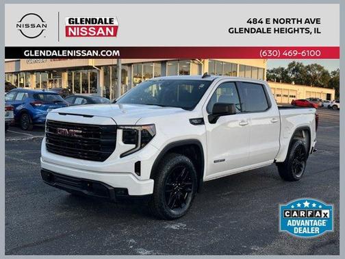 Summit White 2024 GMC Sierra 1500 Elevation