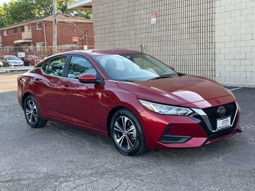 Scarlet Ember 2023 Nissan Sentra SV