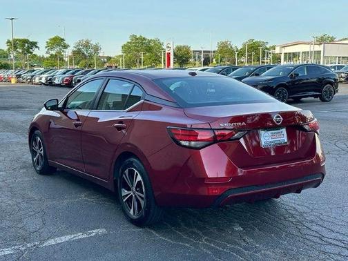 Scarlet Ember 2023 Nissan Sentra SV