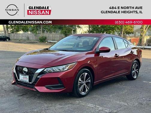 Scarlet Ember 2023 Nissan Sentra SV