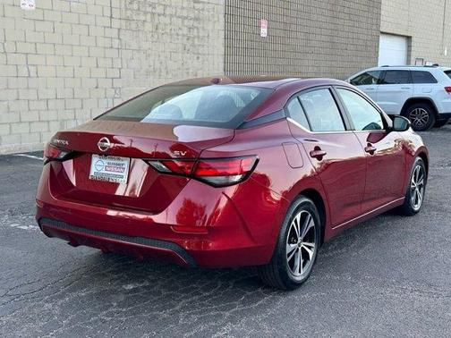 Scarlet Ember 2023 Nissan Sentra SV