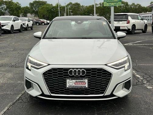 Glacier White Metallic 2024 Audi A3 40 Premium