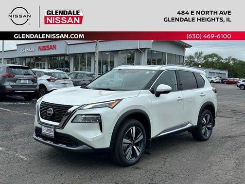 White 2023 Nissan Rogue SL