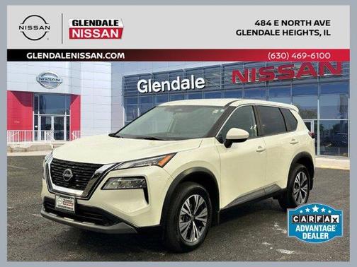 White 2023 Nissan Rogue SV