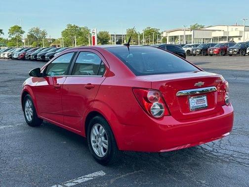 Red 2014 Chevrolet Sonic LT