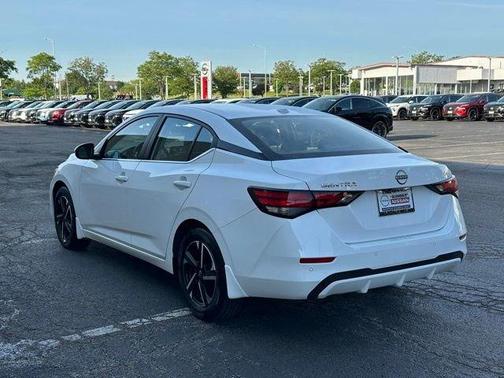 Cloud White 2025 Nissan Sentra SV