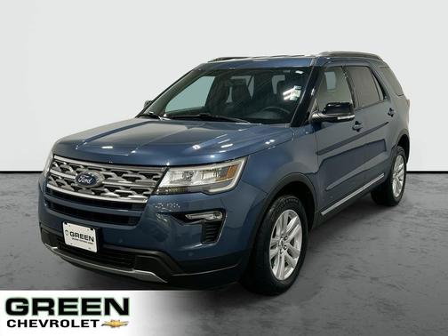 Blue 2018 Ford Explorer XLT