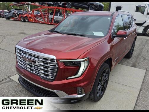 Red 2026 GMC Acadia Denali