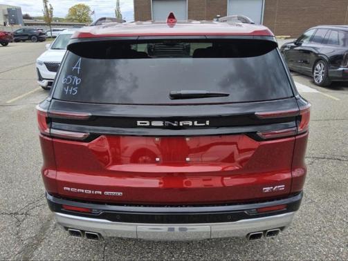 Red 2026 GMC Acadia Denali