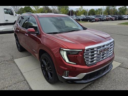 Red 2026 GMC Acadia Denali