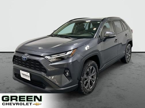 Gray 2022 Toyota RAV4 Hybrid XLE Premium