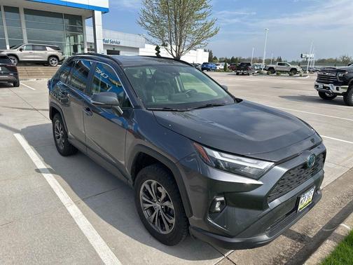 Gray 2022 Toyota RAV4 Hybrid XLE Premium