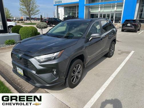 Gray 2022 Toyota RAV4 Hybrid XLE Premium